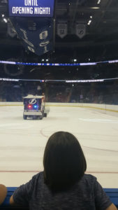 Ajax-watching-zamboni-tampa-bay-lightning-fan-fest